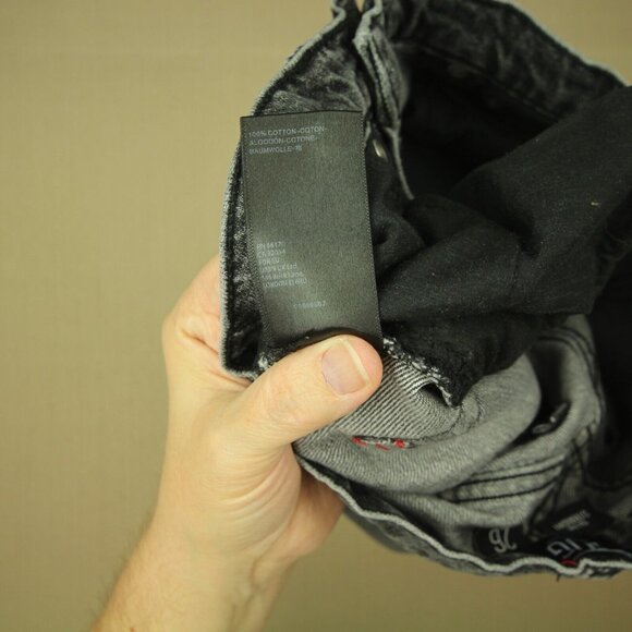 BDG Slim Straight Jeans Women's Size 26 Button Fly Destroyed Distressed Denim - Picture 12 of 12